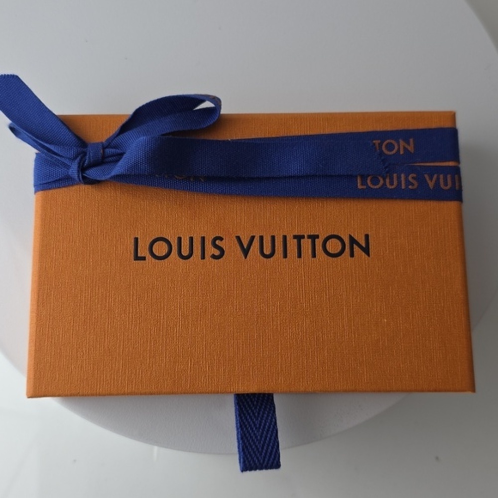Louis Vuitton Blue Epi Porte Monnaie Coins Card‎ Case Boite Box - Picture 12 of 14
